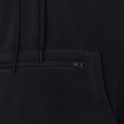 Black hooded sweatshirt with zippered pocket from the Forest Heathland Hoodie collection