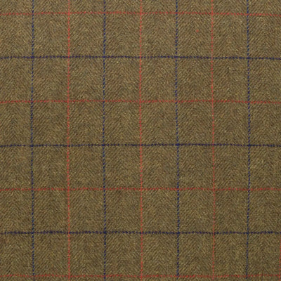 Olive green plaid fabric on New Forest Jessica Tweed Field Coat for super stylish ladies