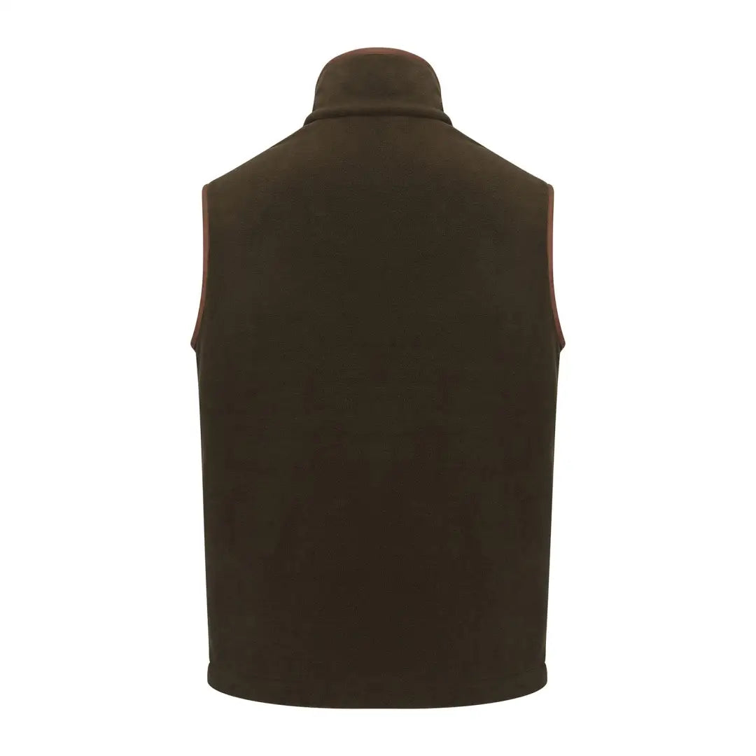 Brown sleeveless fleece vest from New Forest Knightwood Gilet collection, perfect for outdoors