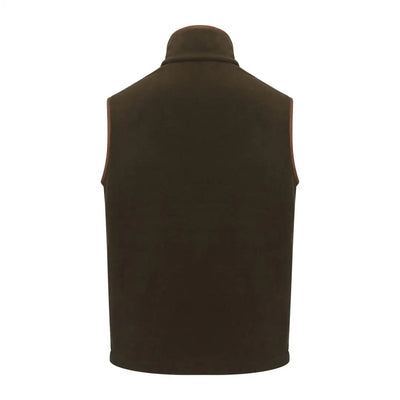 Brown sleeveless fleece vest from New Forest Knightwood Gilet collection, perfect for outdoors