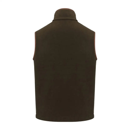 Brown sleeveless fleece vest from New Forest Knightwood Gilet collection, perfect for outdoors