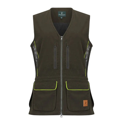 Olive green New Forest Ladies Dog Sports Vest, perfect for dog sports activities