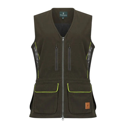 Olive green New Forest Ladies Dog Sports Vest, perfect for dog sports activities