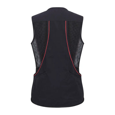 Black mesh-paneled dog training vest from New Forest Ladies Dog Training Vest perfect for training