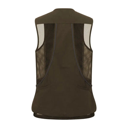 Olive green New Forest ladies dog training vest with mesh back and pockets