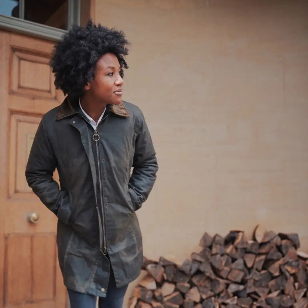 New Forest Ladies Longer Length Wax Jacket At New New Forest Clothing