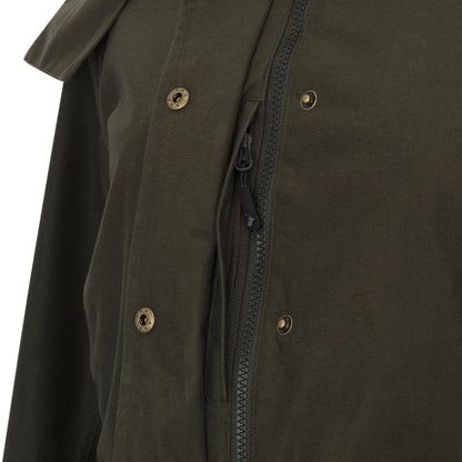 Olive green Forest Ladies Marsh jacket with zipper and buttons for ladies marsh style