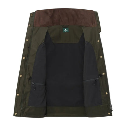 Open olive green Forest Ladies Marsh Jacket perfect for outdoor adventures