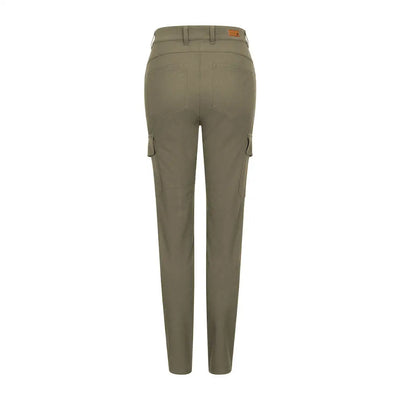 Olive green cargo pants from New Forest Ladies Outdoor Stretch Trousers collection