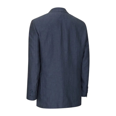 Navy blue New Forest Linen Blazer for stylish country clothing and hunting adventures