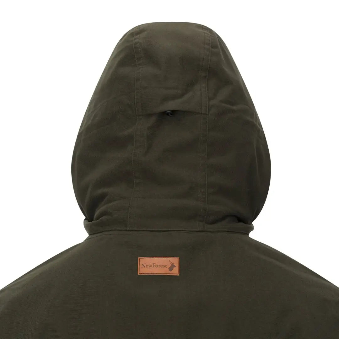 Green hooded forest marsh jacket from the New Forest Marsh Jacket collection