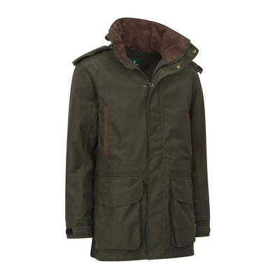 Olive green hunting jacket from New Forest Marsh Jacket collection, perfect marsh jacket