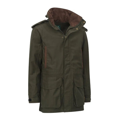 Olive green hunting jacket from New Forest Marsh Jacket collection, perfect marsh jacket