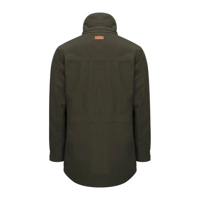 Olive green hooded Forest Marsh Jacket, perfect for outdoor adventures