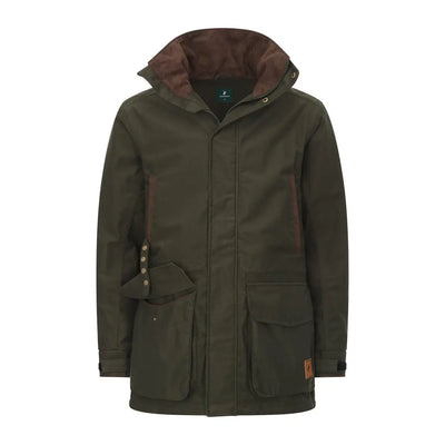Olive green hooded Marsh Jacket from the New Forest Marsh Jacket collection