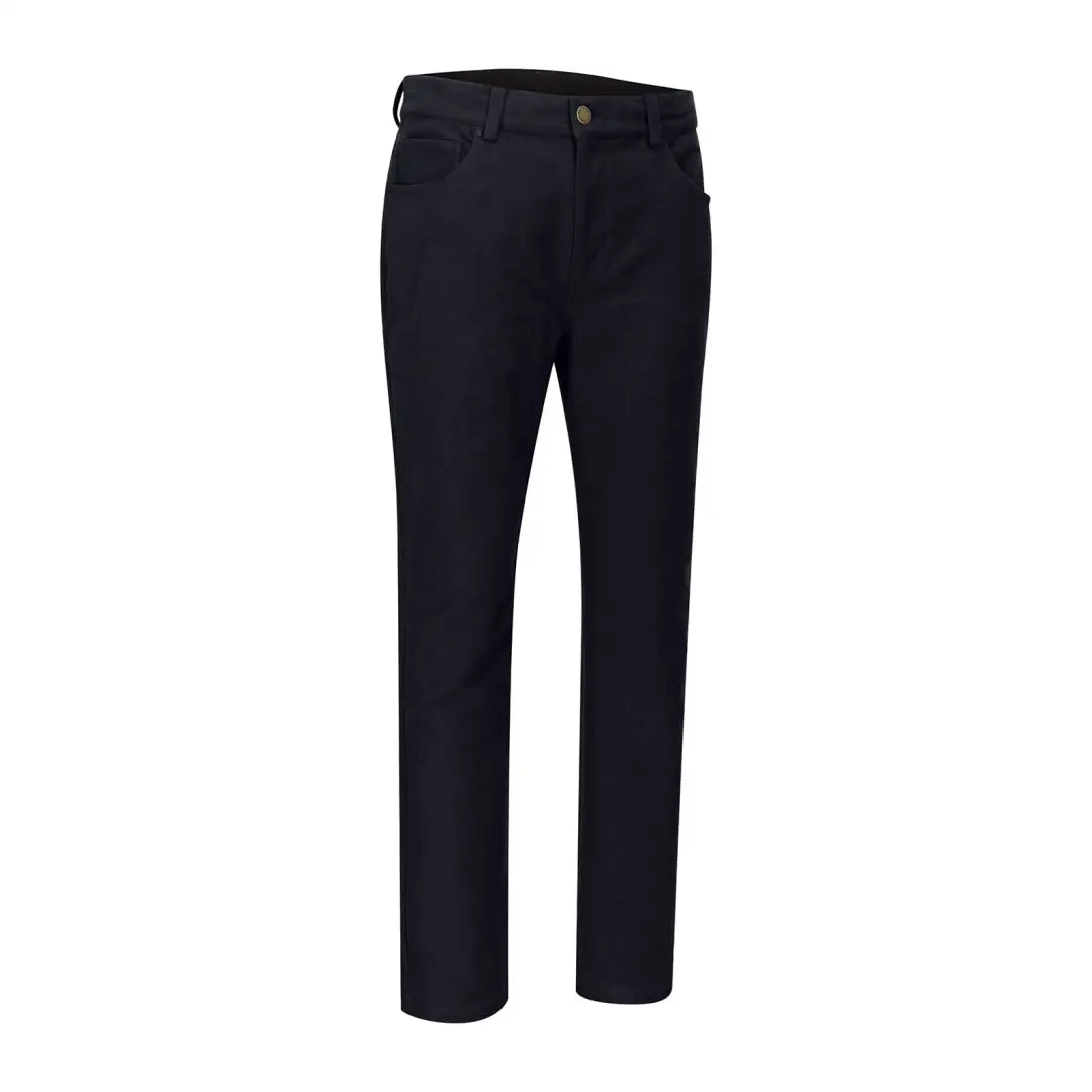 Dark blue New Forest Moleskin Jeans showing forest moleskin style men’s trousers
