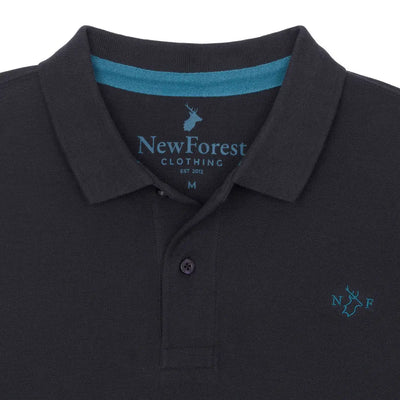 Dark polo shirt from the New Forest Pique Polo collection, perfect for casual wear