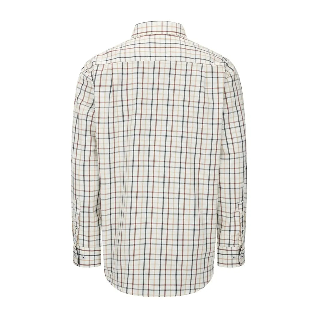 Back view of the New Forest Premium Tattersall Shirt in a stylish plaid design