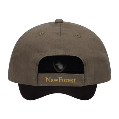 New Forest Stag Baseball Cap with NewForest text on back strap for stylish outdoor vibes