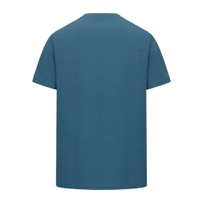 Blue short-sleeved New Forest Stag Logo T-Shirt, perfect forest clothing graphic