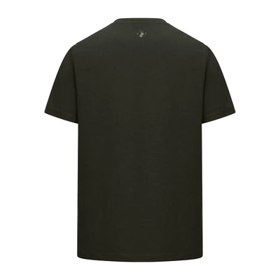 Olive green New Forest Stag Logo T-Shirt perfect for country clothing, hunting, and outdoors