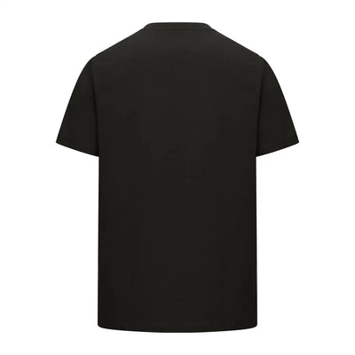 Black short-sleeved t-shirt from New Forest T-Shirt 2-Pack, perfect for country clothing outdoors