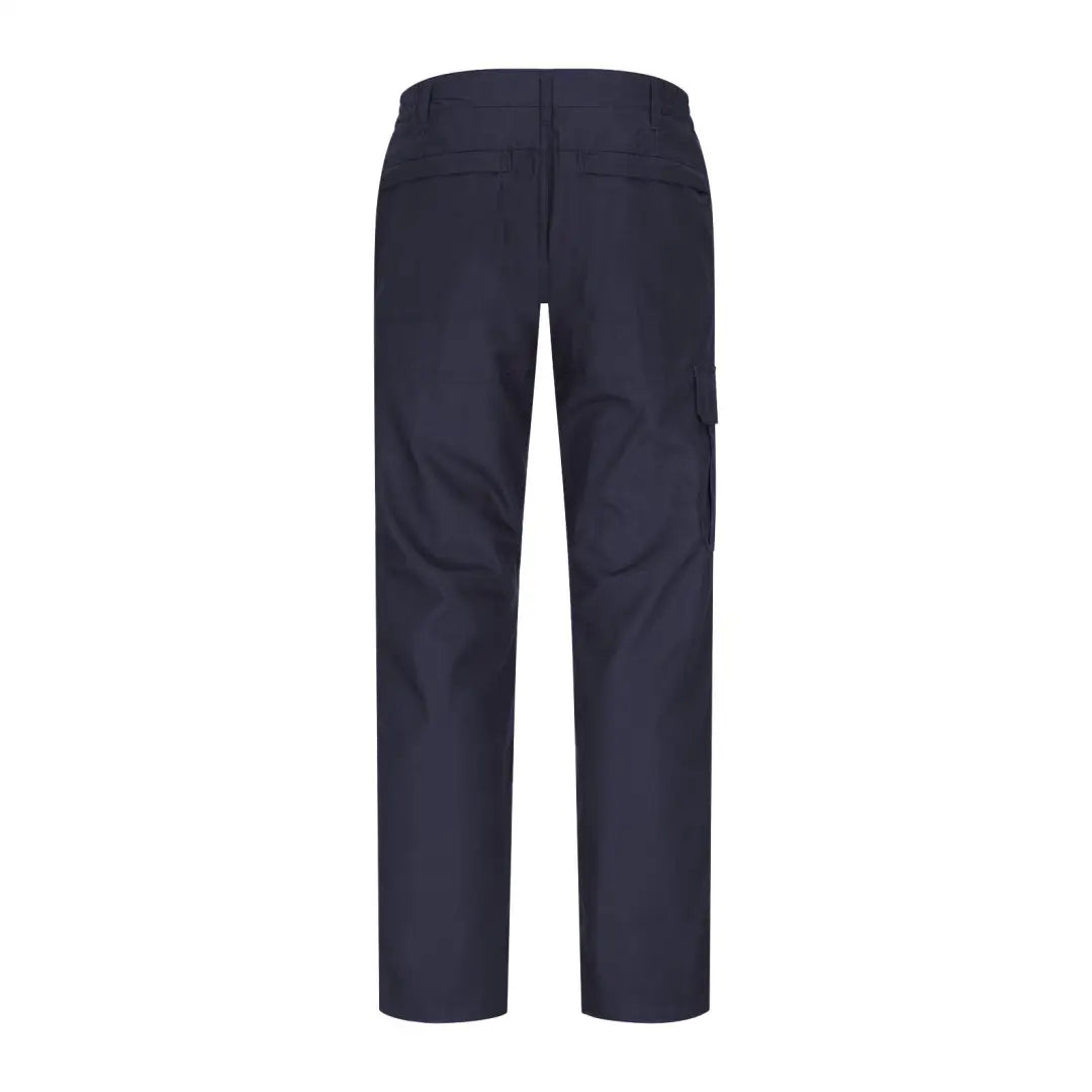Navy blue Forest Trail Trousers with multiple pockets and straight leg design