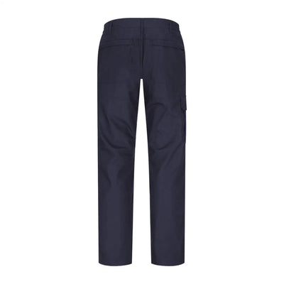 Navy blue Forest Trail Trousers with multiple pockets and straight leg design