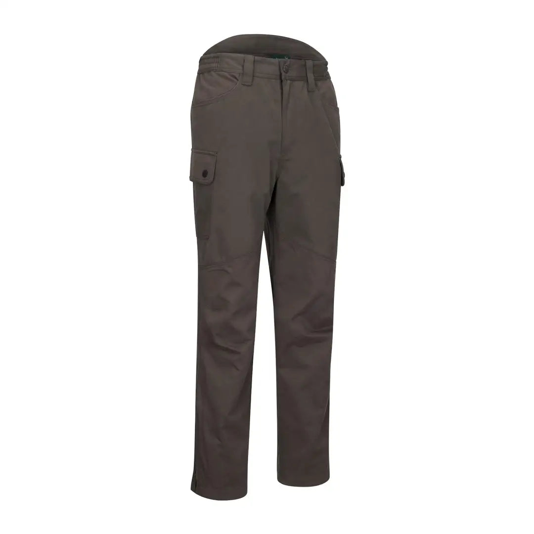 Brown cargo pants from New Forest Winter Woodland Trousers for forest winter adventures