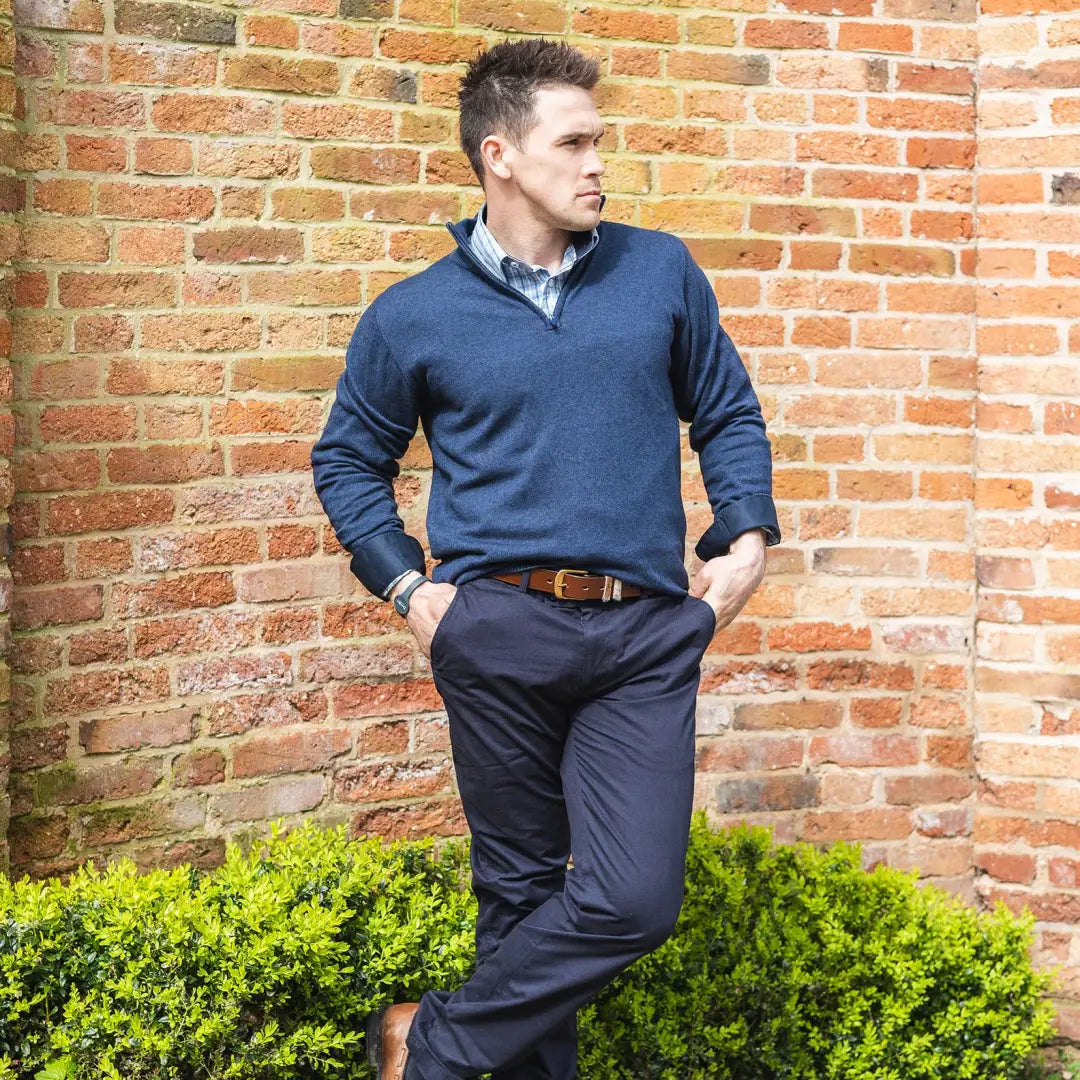 New Forest Zip Neck Jumper At New Forest Clothing