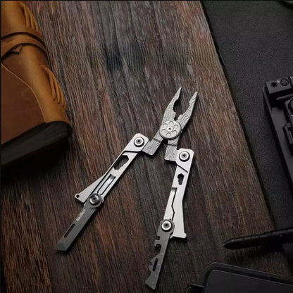 NexTool Silver EDC multi-tool pliers with silver finish for outdoors hunting
