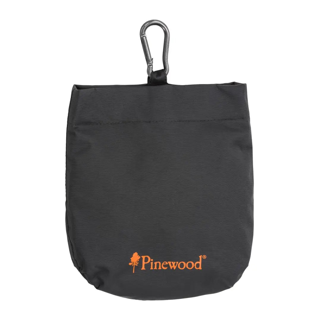Black bag with carabiner, perfect for Pinewood Dog Sports and dog sports treats