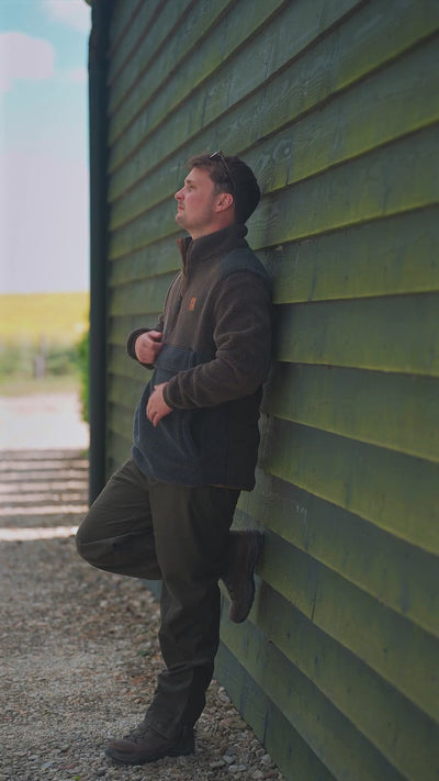 New Forest Fox Fibre Pile Quarter Zip Fleece