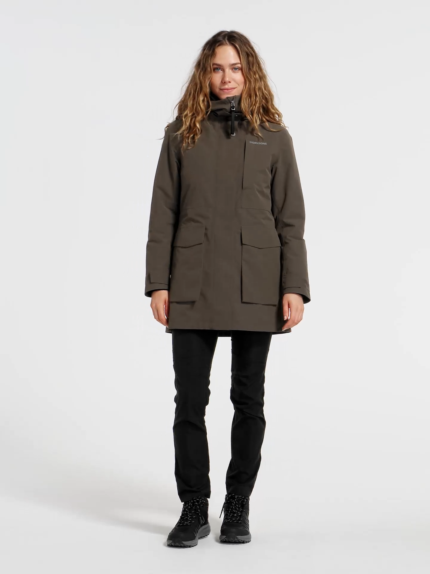 Load video: Didriksons Harriet Womens Parka