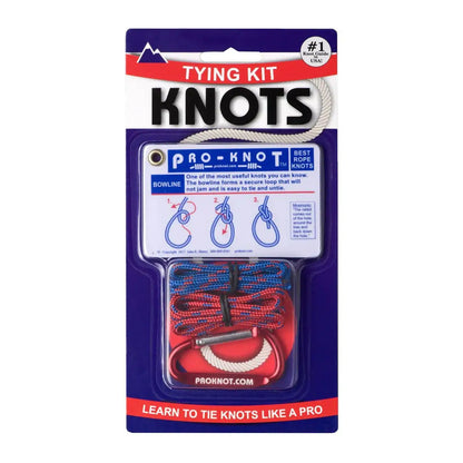 Pro Knot Tying Kit with ropes and carabiner for easy knot tying practice