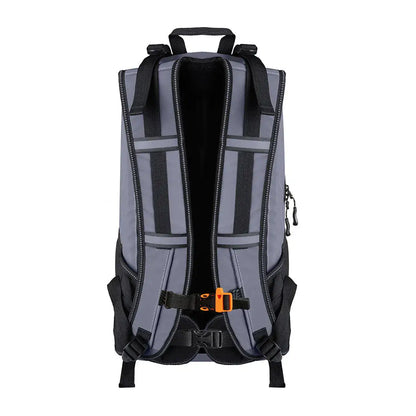 Proviz Reflect360 gray black backpack with reflective stripes for cycling commuting