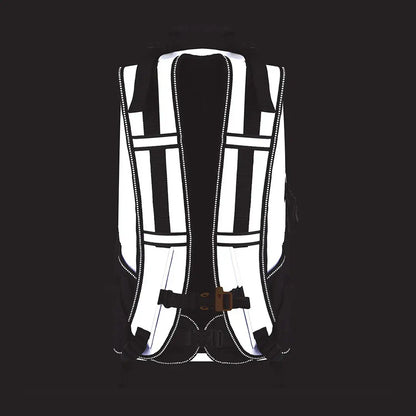 Proviz Reflect360 black cycling commuting backpack with reflective stripes