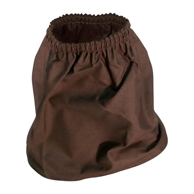 Brown waterproof boot cover with elastic top edge, perfect for keeping out burrs and grass seeds