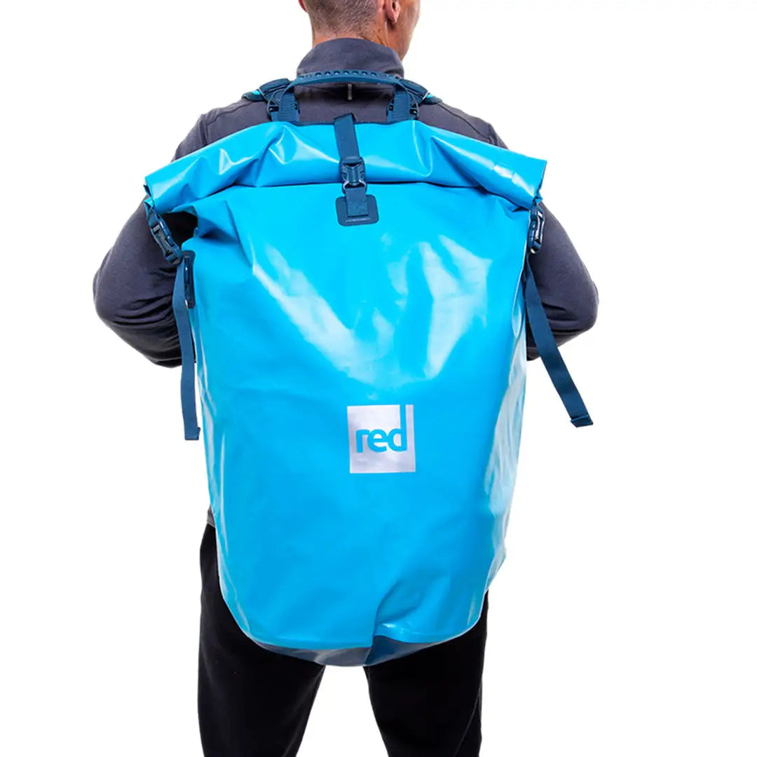 Red Waterproof Roll Top 60 Litre Dry Bag Backpack New Forest Clothing