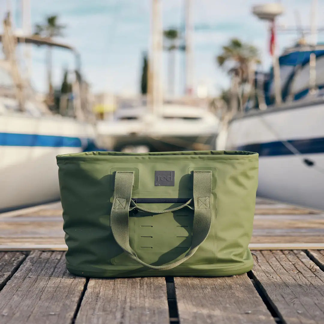 Olive green tote bag sales