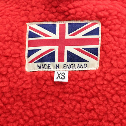 Redback Robe red fleece with Made in England label and XS size for country hunting gear