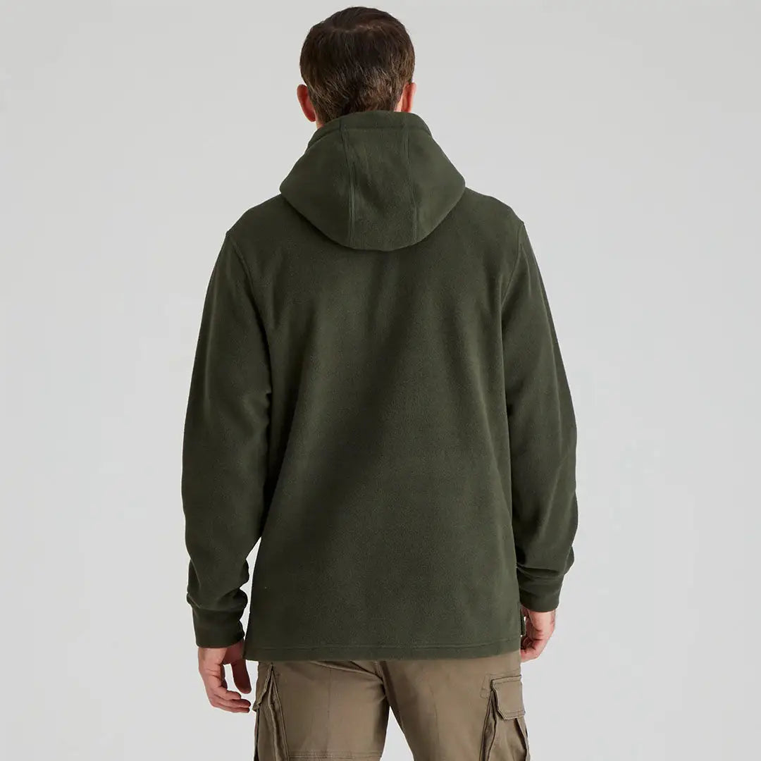 Olive green Ridgeline Ballistic Hooded Fleece offers superior warmth and ballistic hoodie offers