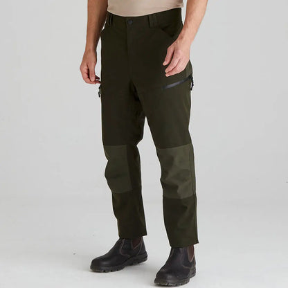 Olive green Ridgeline Cambrian Trousers for all-day wear in worst weather adventures