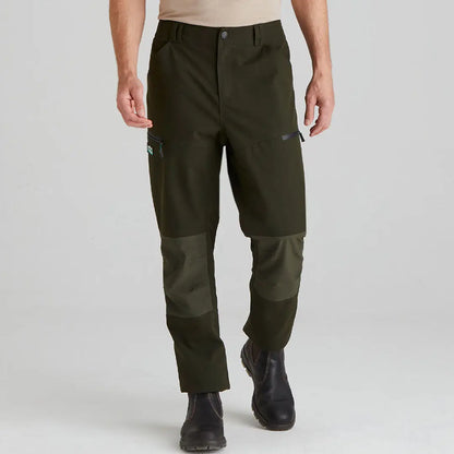 Olive green Ridgeline Cambrian Trousers perfect for all-day wear and worst weather adventures