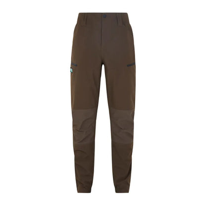 Dark brown Cambrian Trousers with reinforced knees and cargo pockets for outdoor adventures