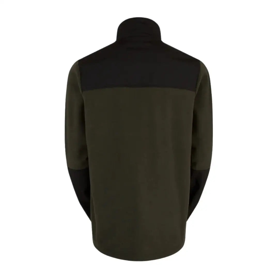 Olive and black Ridgeline Hybrid Fleece Jacket long-sleeved fleece jacket for outdoor wear