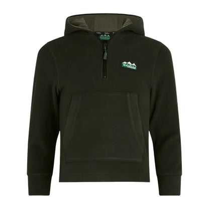 Dark green kids ballistic fleece hoodie from Ridgeline Kids Ballistic Fleece Hoodie collection