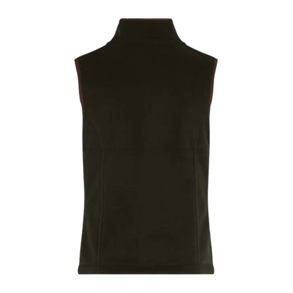 Sleeveless black fleece vest from Ridgeline Kids Kodiak Cub Gilet collection