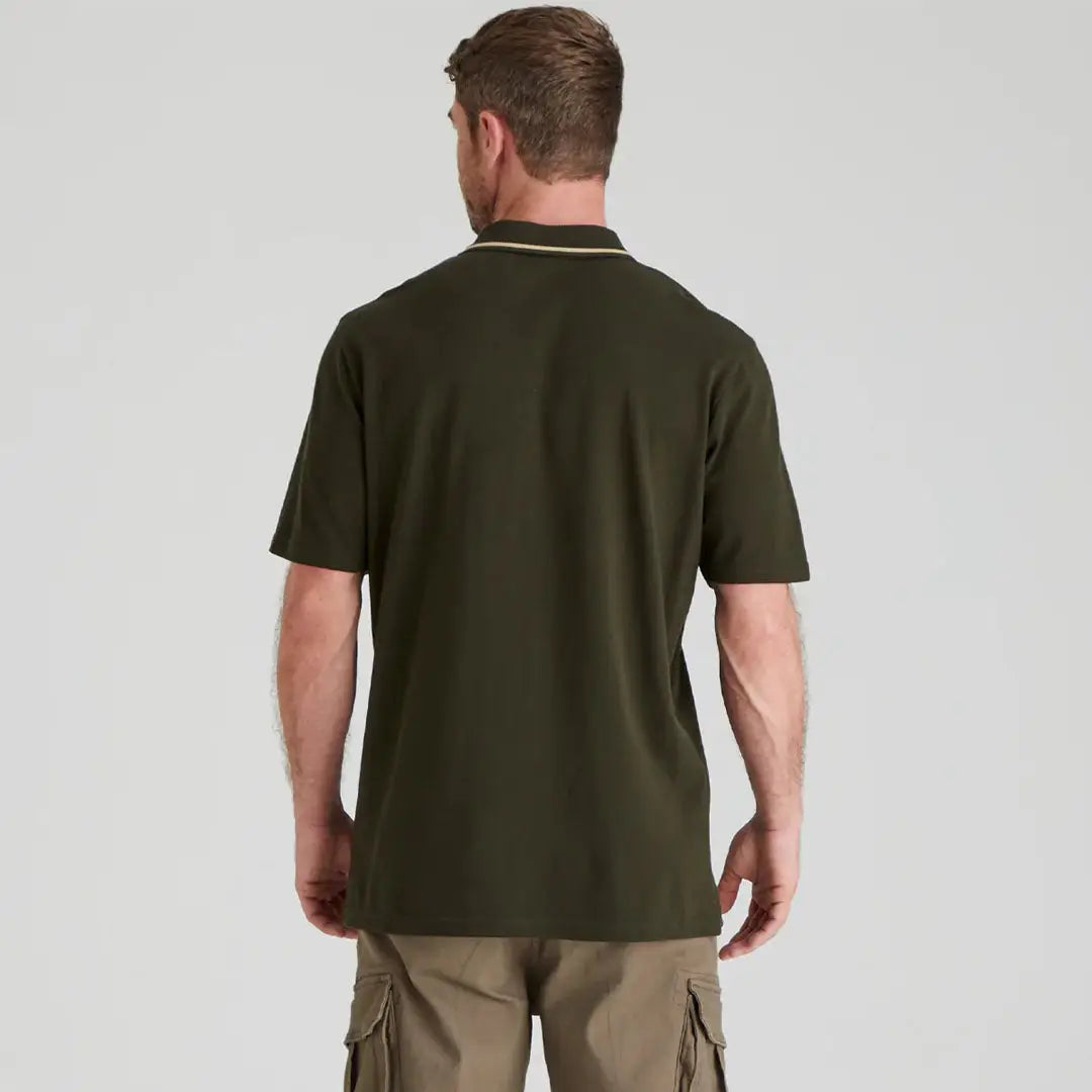 Olive green Ridgeline Kilworth Polo Top for casual look