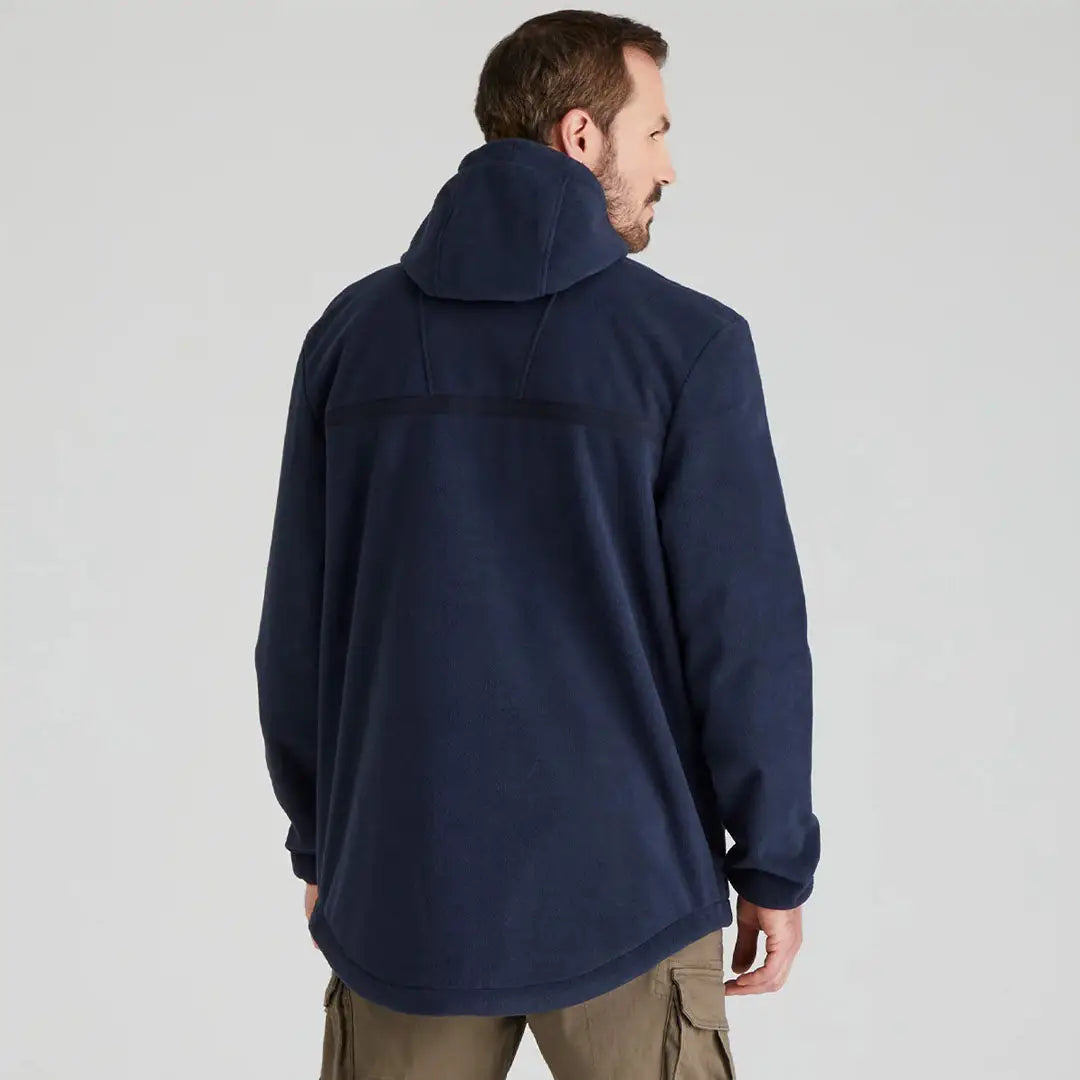 Navy hooded fleece jacket from Ridgeline Kodiak featuring Southern Star Pro Fleece design